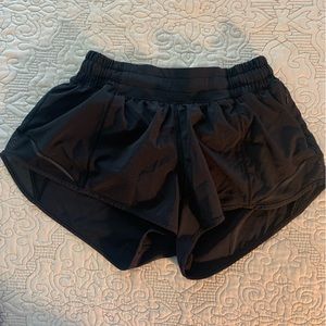 Black Lulu hotty hot shorts